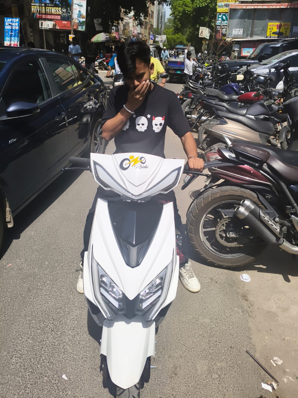 Ozoride rider image from delivery route