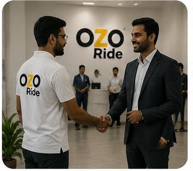 Ozoride investor meeting inside office